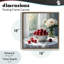Cadre flottant cerises et fleurs nature morte, design par lettré et doublé-1624568148-1624568154