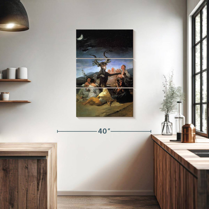 Le sabbat Kelan Witches '1797-98, H 38 po x l 24 po
