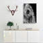 Watchful Elephant - Wrapped Canvas-55305285