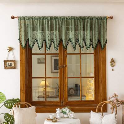 Cantonnière Countrys style bohème style pampille petits rideaux transparents cantonnières cantonnières adaptées à la chambre à coucher salle de bain cafés cuisine
