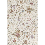 Wool Floral Area Rug
