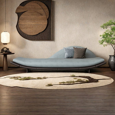 Retro Living Room Solid Wood Indoor Chaise Lounges by PPEDKS