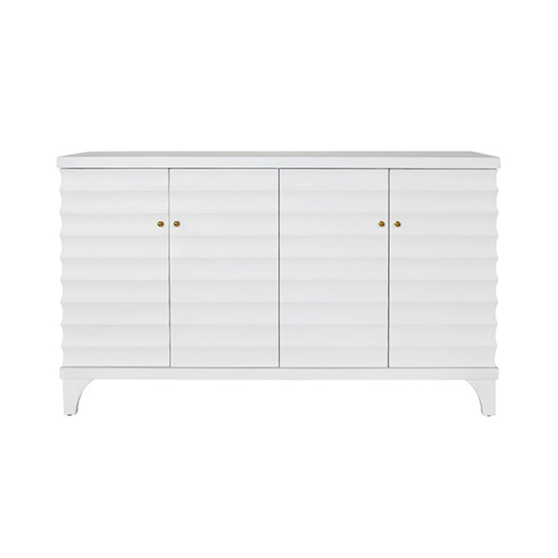 Gates 60'' W Solid Wood Buffet, Matte White