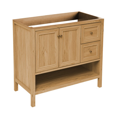 Château 35.35" Single Bathroom Vanity Base Only in Brown