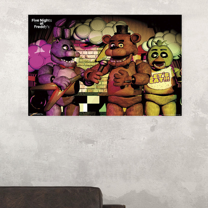 « five nights at freddy », impression sur papier