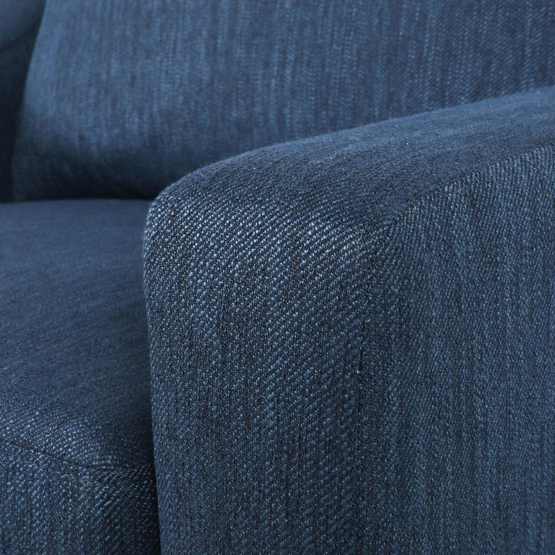 Fauteuil en polyester 85,73 cm Latitude Run, 100 % polyester bleu marine