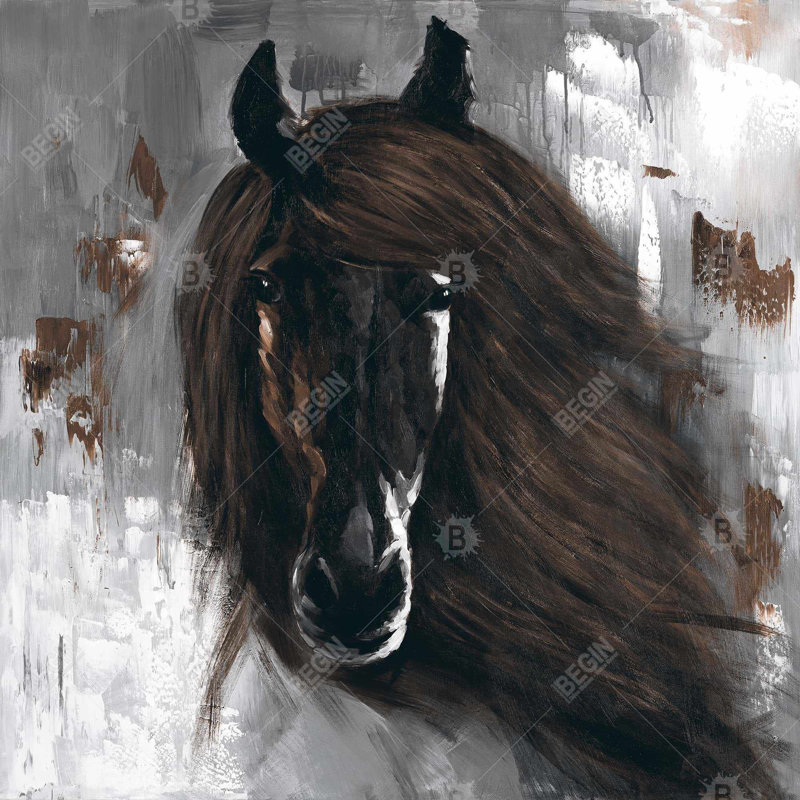 " Dark Brown Horse "