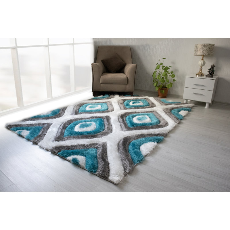 Abstract Indoor Rug, Rectangle 5' x 7'