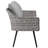 Modway Endeavor 4 Piece Outdoor Patio Wicker Rattan Sectional Sofa Set