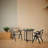 Black Solid Wood Round Table