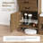 Atta 19.7"W X 69"L Hall Tree Shoe Storage Cabinet with Pegboard-99374850