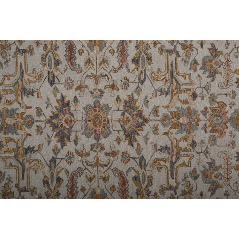Wool Oriental Indoor Rug, Rectangle 5' x 8'