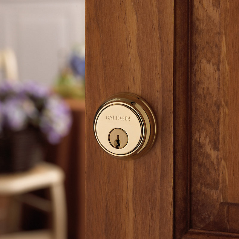 Traditional Double Cylinder, Lifetime (PVD) Polished Nickel