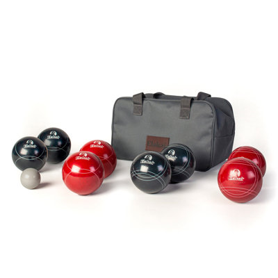 Elakai Solid + Manufactured Wood Bocce with Carrying Case