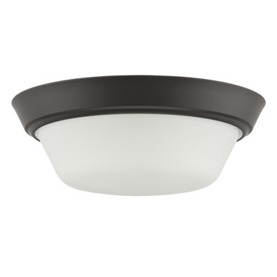 Edessa Flush Mount with Satin Etched Glass