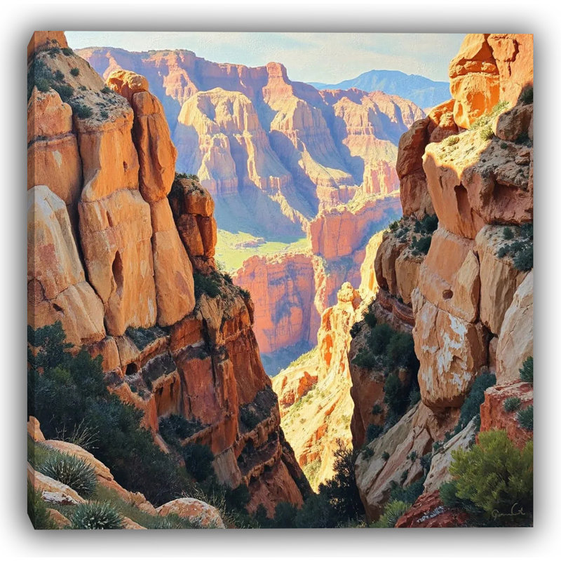 Lavender Moonrise - Wrapped Canvas Print