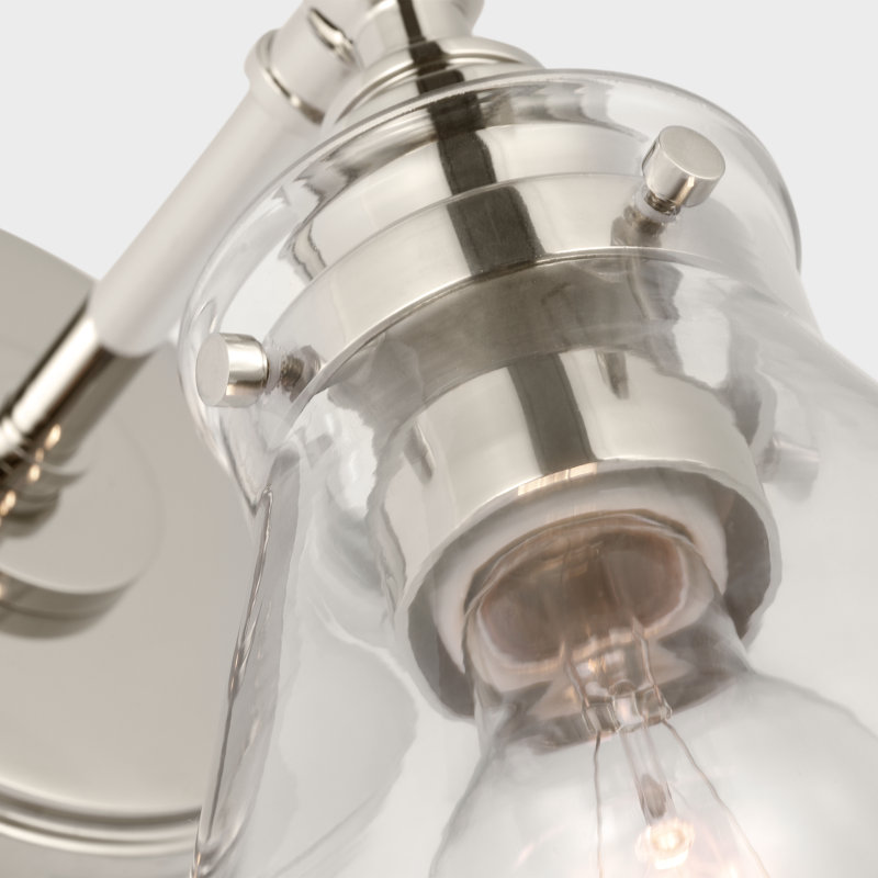 Parkington 1 - Light Armed Sconce, Polished Nickel
