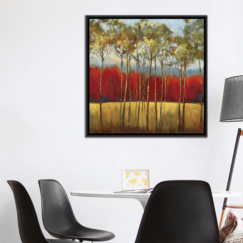 «In The Horizon I», reproduction sur toile, H 18 po x l 18 po x P 1,5 po, Toile avec cadre noir, Pas de tapis