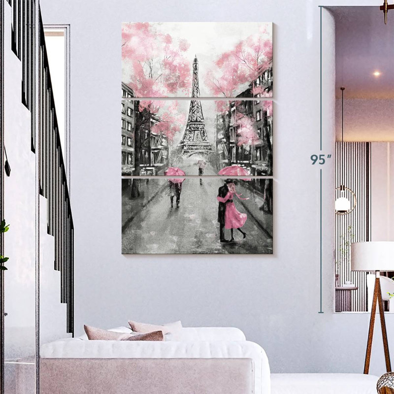 Lilie pop rose Paris, H 32 po x l 20 po