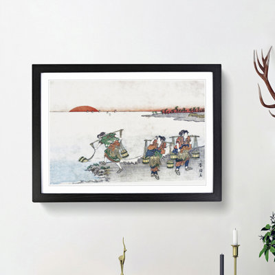 Water Carriers by Katsukawa Shunko - Picture Frame Painting Print