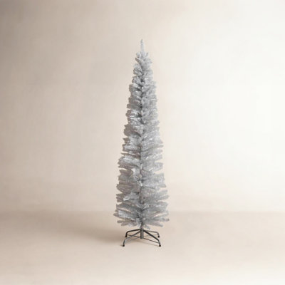 Silver Tinsel Tree