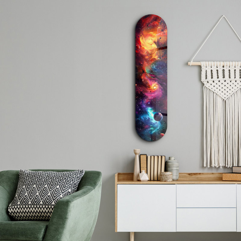 Peinture décorative en verre trempé