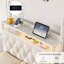 Ensemble de chambre à coucher pour enfants: cadre de lit à baldaquin à DEL avec ports de charge + 2 tables de chevet avec prises et tiroirs (blanc crème, tailles en T)-1332448569-1337733672
