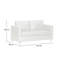 Mercersburg Faux Leather Loveseat-306174228