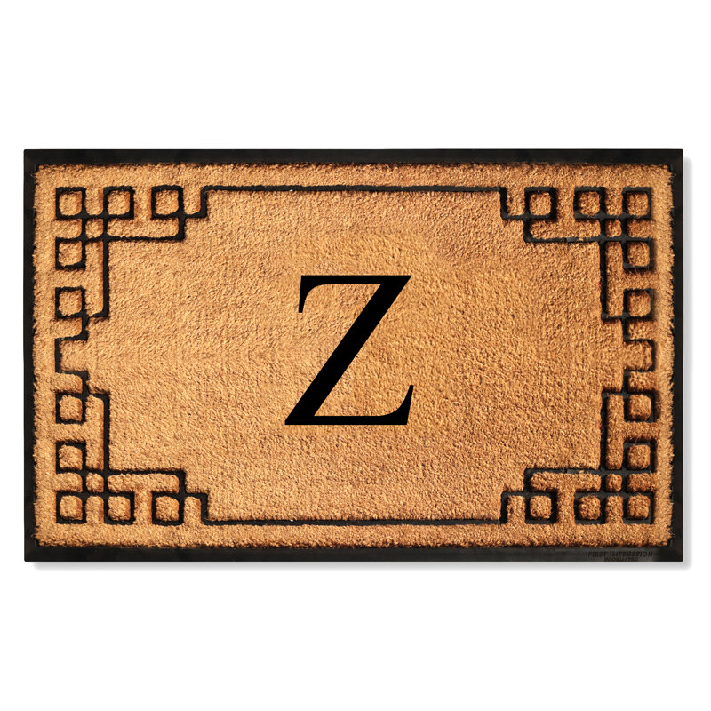 Tapis d'entrée antidérapant Monogram, Z, L 24 po x L 39 po