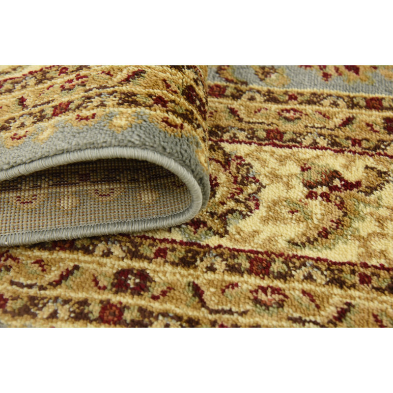 Tapis oriental Niles, Rectangle 6 pi 1 po x 9 pi, Bleu