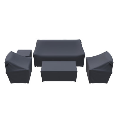 Cotesfield Teak Outdoor Conversation Sets Group Seating Patio Furniture Covers by Birch Lane