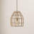 Almita 4 - Light Matte Brass Pendant-73230887