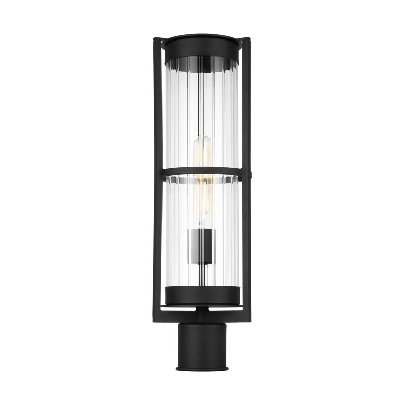 Alcona One Light Outdoor Post Lantern from , Black