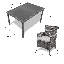 Renfoe 8 - Person Wicker Patio Dining Set with Rectangular Table-1911998072