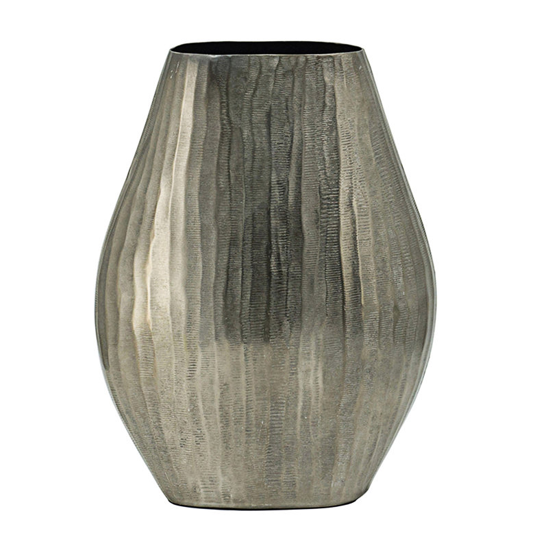 Aluminum Oval Vase