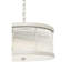 Amaud 6 - Light Silver Drum Pendant