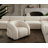 Quantum Swivel Accent Chair In Ivory Sherpa