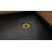 DreamLine SlimLine 30 inch D x 60 inch W x 2 3/4 inch H Single Threshold Black Alcove Shower Base with 2 inch Polished Brass Right Round Drain-118322192-118322186