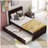 Platform Bed with Trundle, Frame-1377931296
