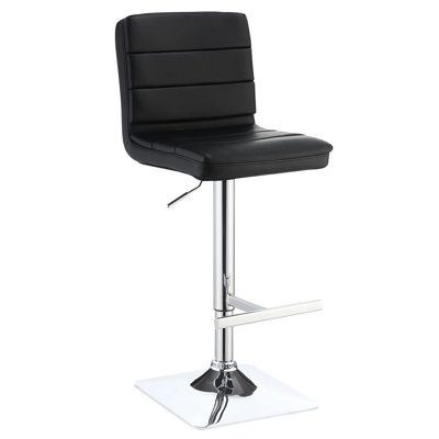 De 2 tabourets de bar contemporains - rembourrés avec un rembourrage élégant et un repose-pieds carré complet avec repose-pieds réglable en hauteur pour une utilisation polyvalente dans un ajout chic à la décoration