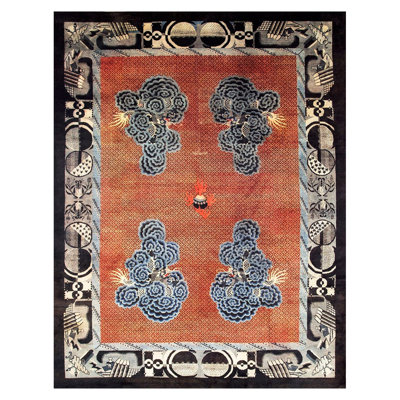 Early 20th Century N. Chinese Baotou Carpet
