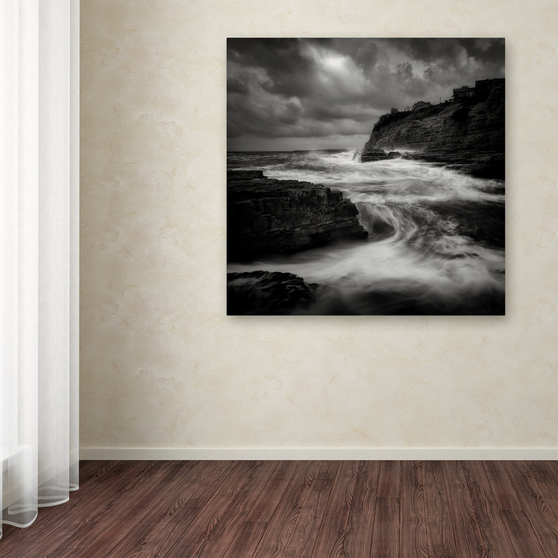 « storm », reproduction de photo sur toile tendue, H 14 po x l 14 po
