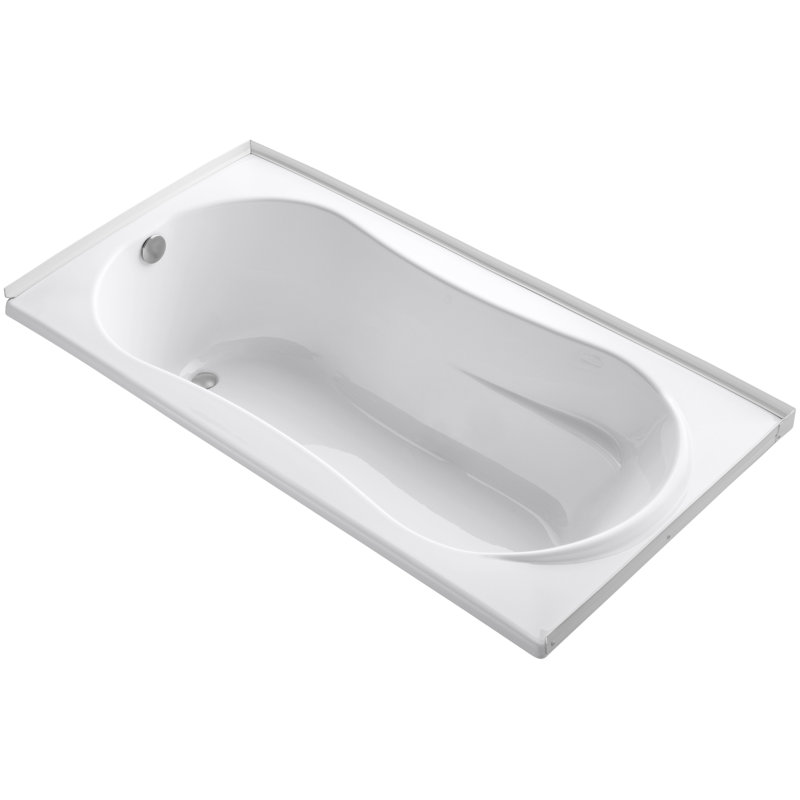 Baignoire de trempage à chute 72" x 36" Proflex, Blanc