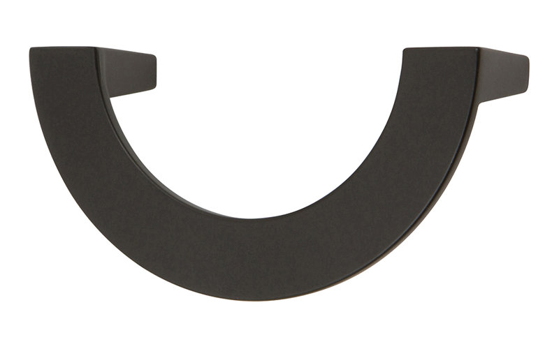 Roundabout 3" Center to Center Drop handle, Matte Black, 3