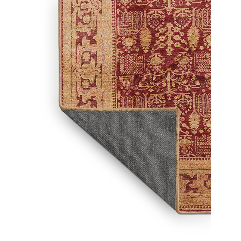 Tapis oriental orange / rouge, Rectangle 5 pi x 8 pi
