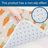 Carrot Pattern, Kitchen Mats Set of 2