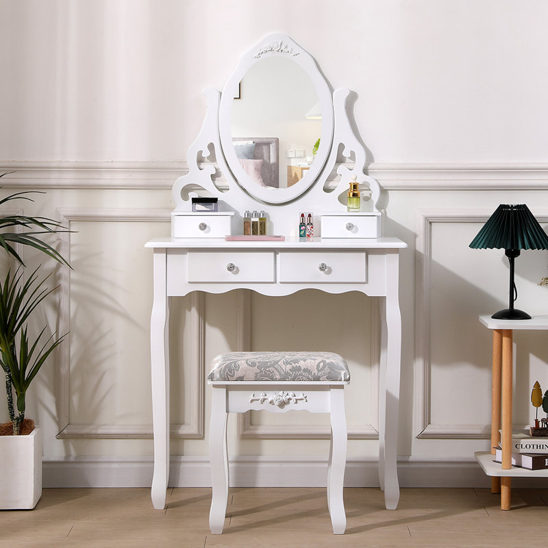 Rabia Dressing Table with Mirror