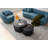  Rianon 360° Swivel Mid Century Modern Curved Sofa, 1-Seat Fabric Cloud Couch Boucle Sofa with Pillow-713203675