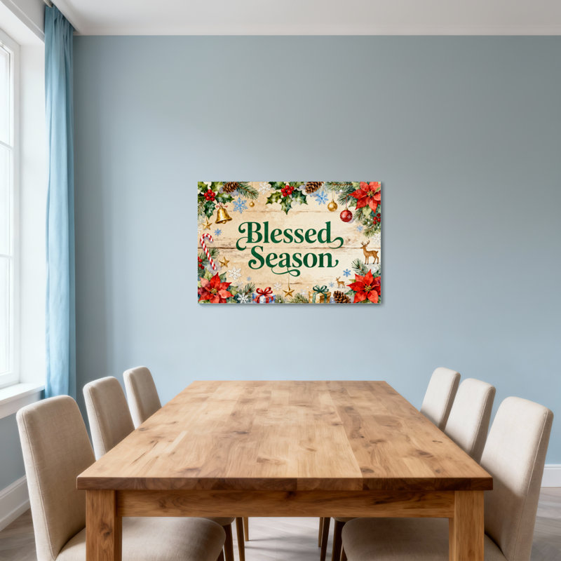 Éléments décoratifs de Noël, H 16 po x l 24 po