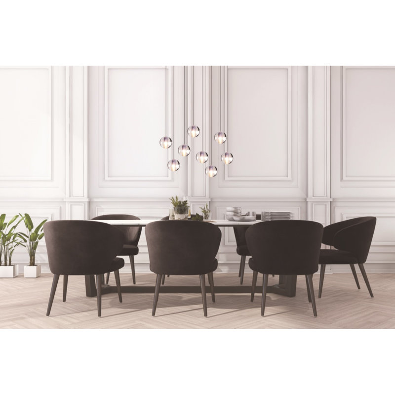 Markward 8 - Light LED Cluster Pendant, White